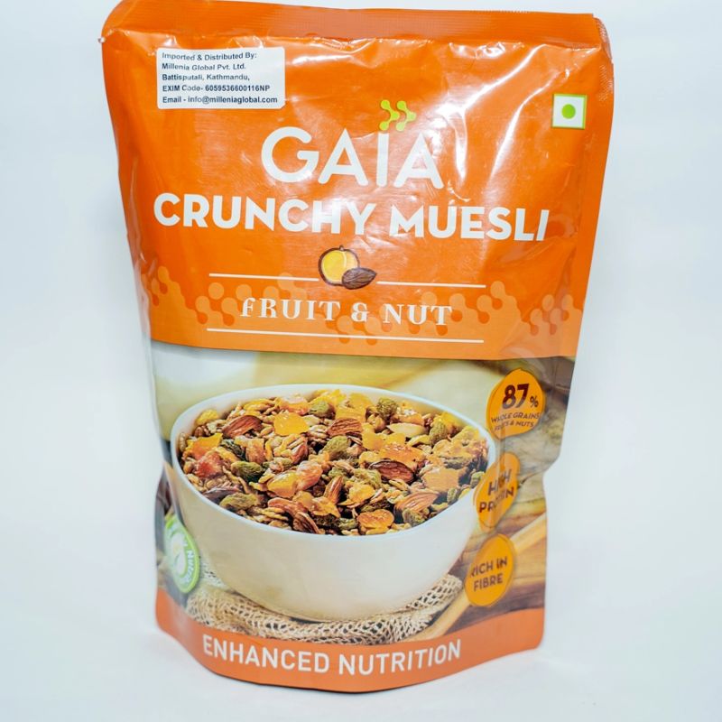 Gaia museli  fruit and nut (375 gm)