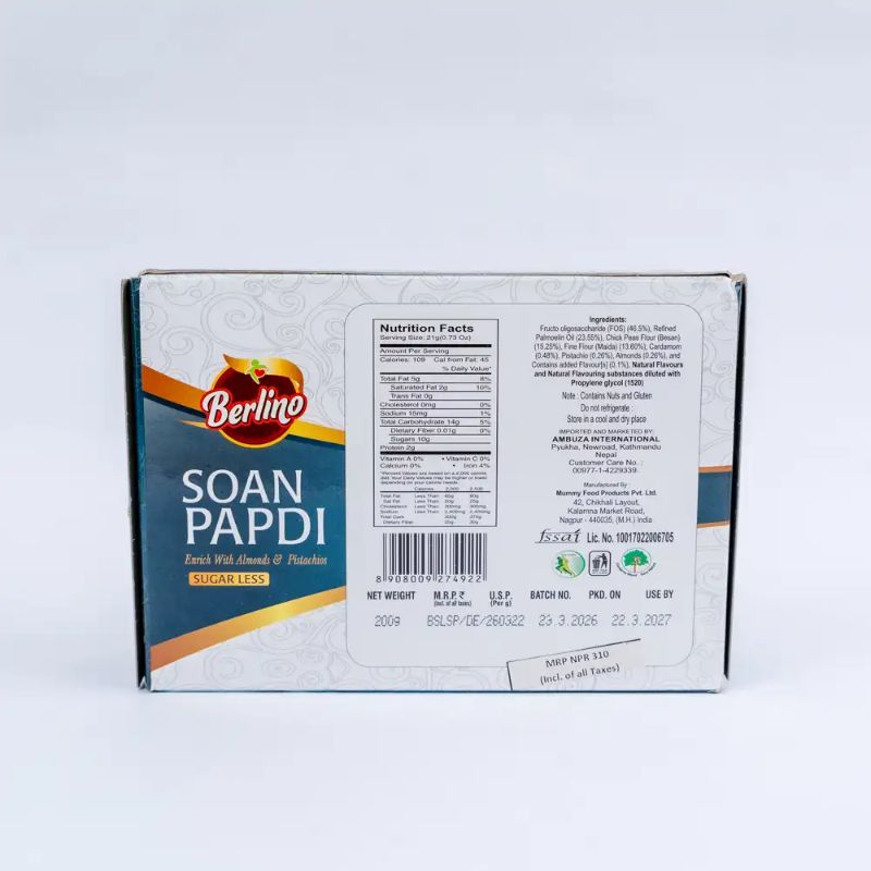 Soan papadi sugar free 200g